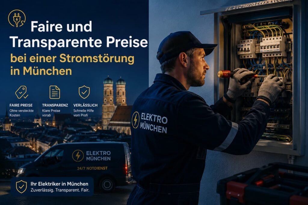 Fachmann bei der Fehlersuche an einer elektrischen Anlage