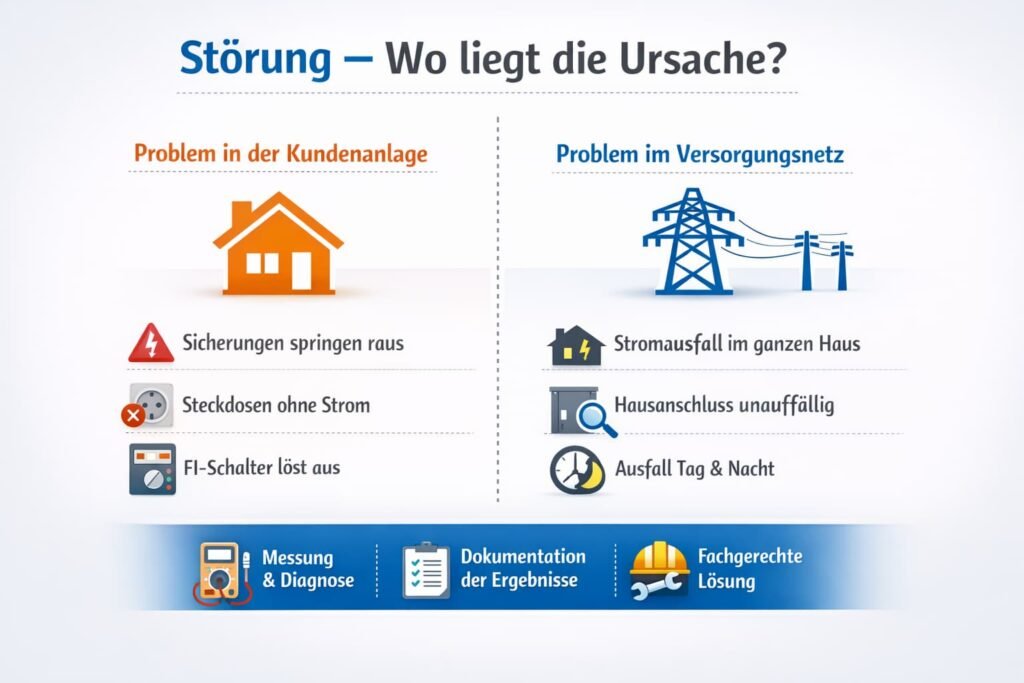 Wann ein elektriker planegg sinnvoll ist – und wann der Netzbetreiber zuständig bleibt