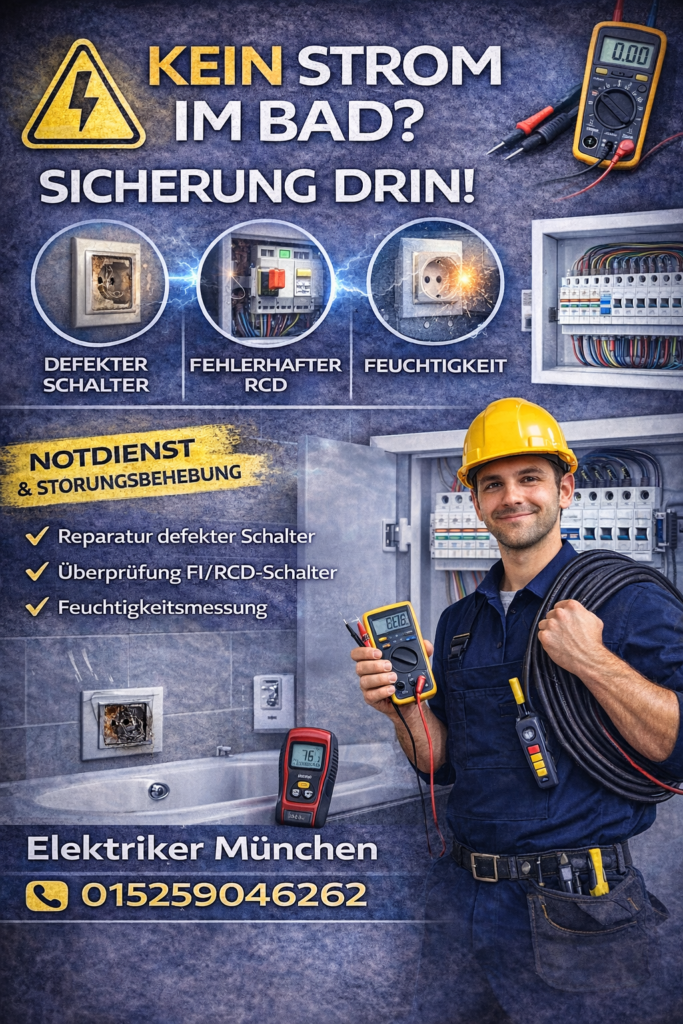 kein strom im bad sicherung drin