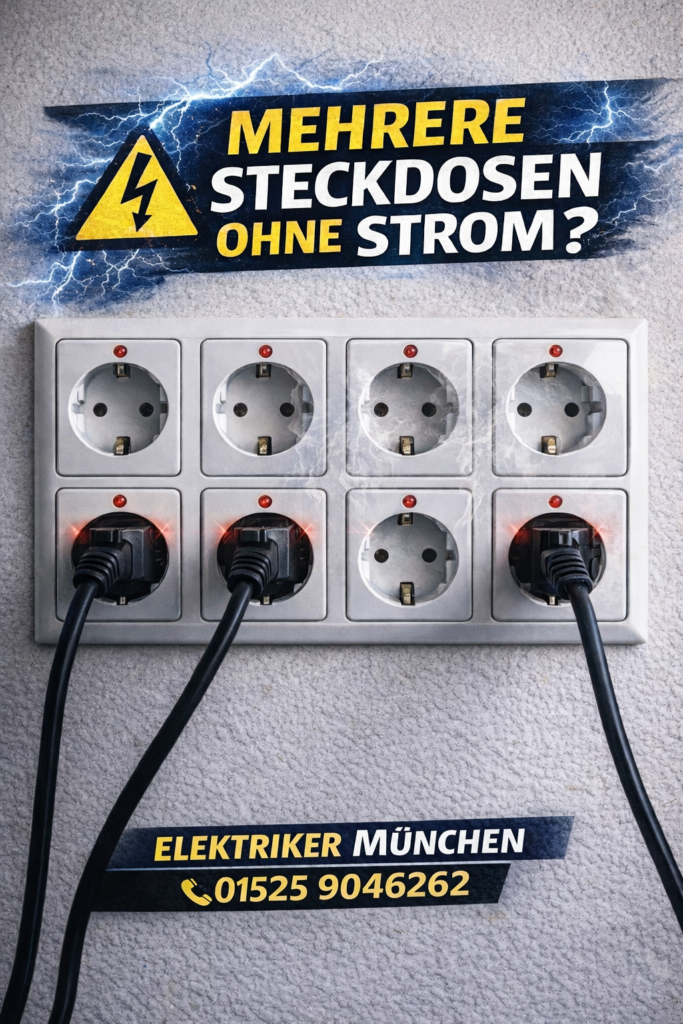 mehrere steckdosen ohne strom