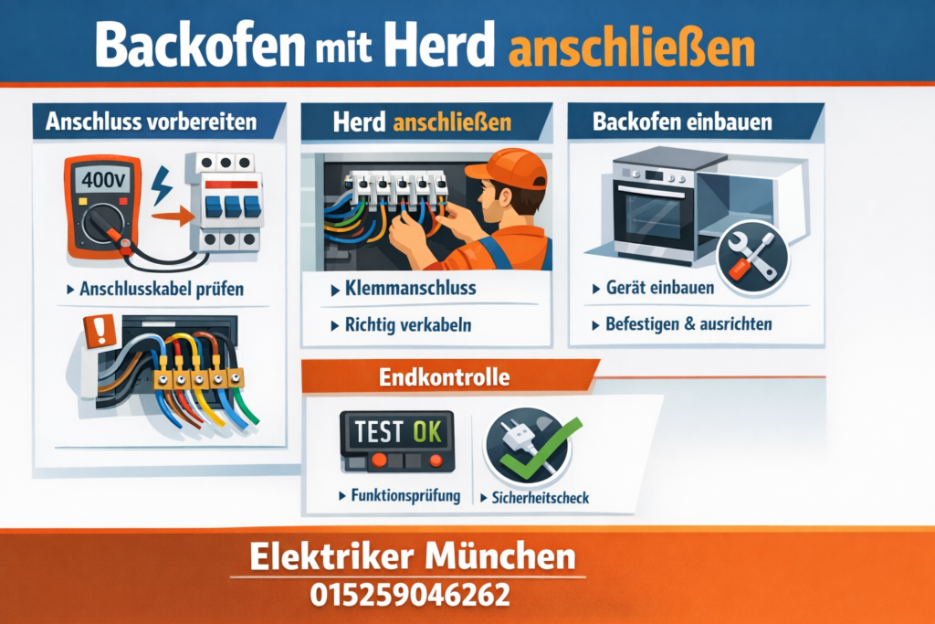 Backofen mit Herd anschließen (Herd mit Backofen anschließen)