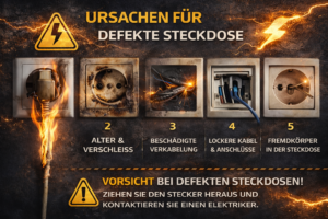 ursache für defekte steckdose