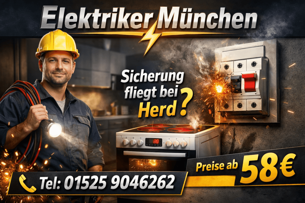 Sicherung fliegt bei Herd