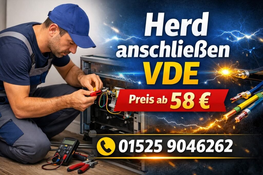 Herd anschließen VDE ab 58€ | Schnell & sicher