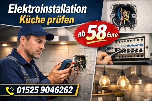 Elektroinstallation Küche prüfen – ab 58 Euro