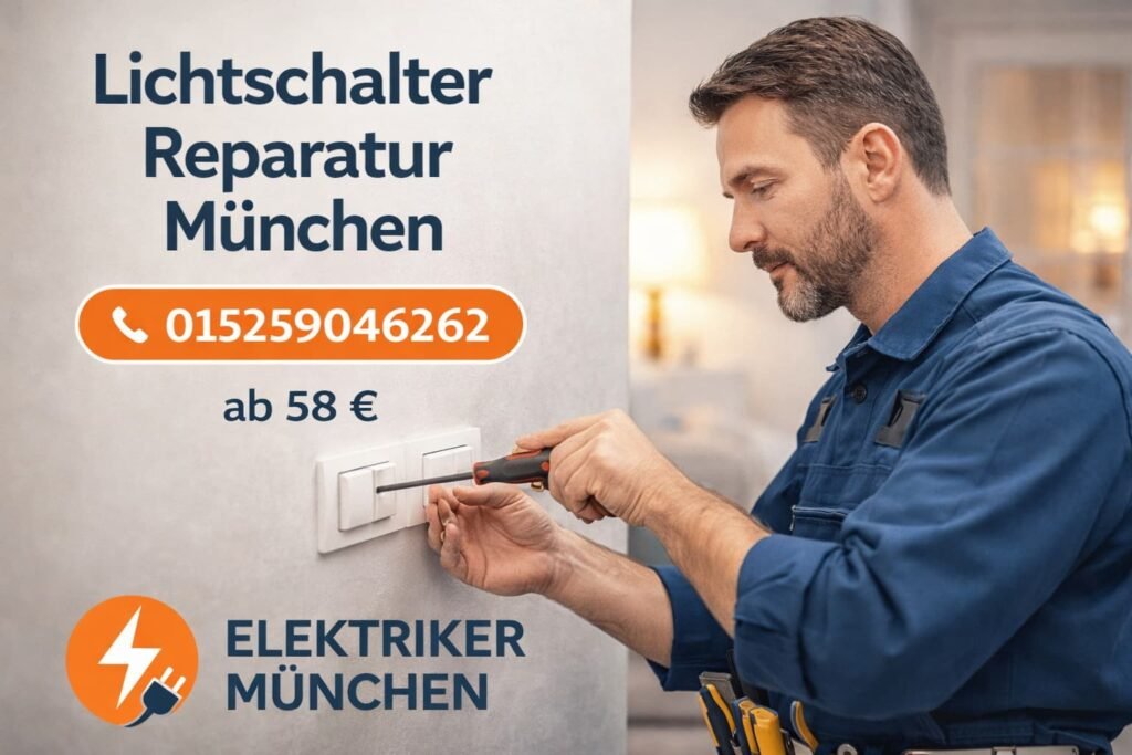 Elektriker in München schließt Herd fachgerecht an – schneller Service ab 58€ mit 24h erreichbar.