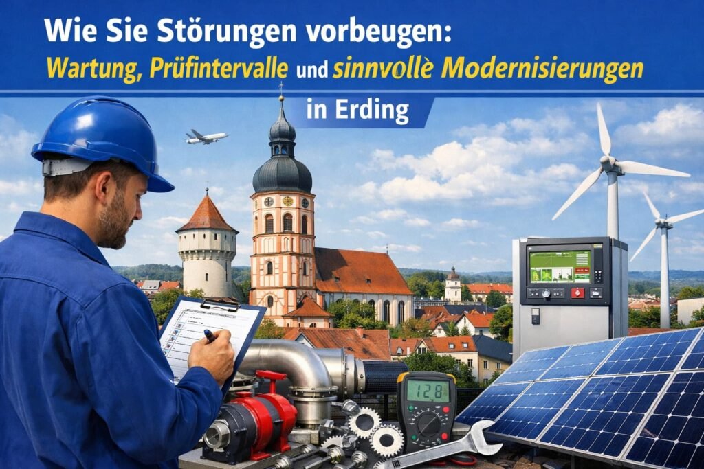 Wie Sie Störungen vorbeugen: Wartung, Prüfintervalle und sinnvolle Modernisierungen in Erding