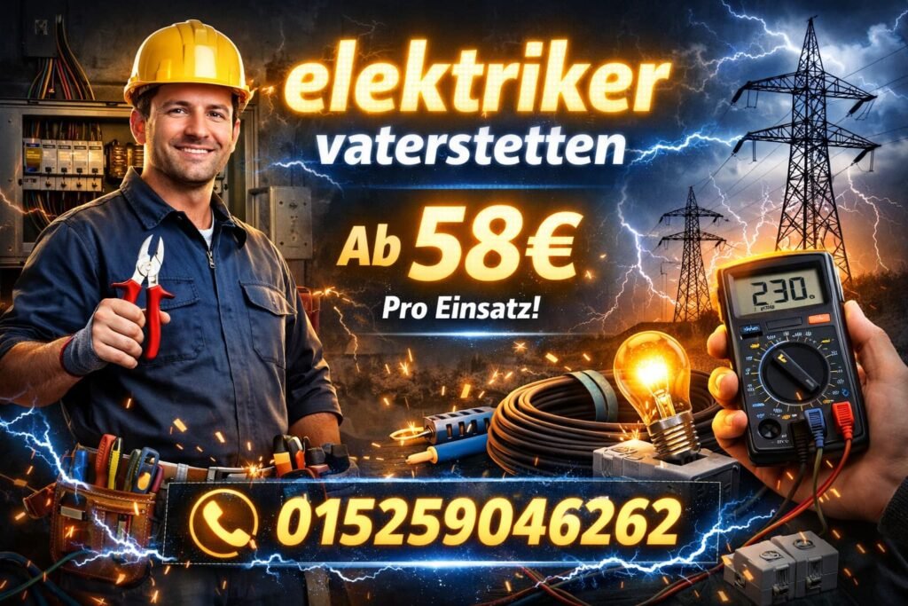 elektriker vaterstetten | ab 58€ schnell & zuverlässig
