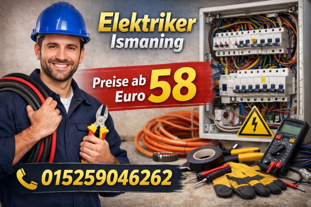Elektriker ismaning – ab 58 € | Schnell, fair & verfügbar