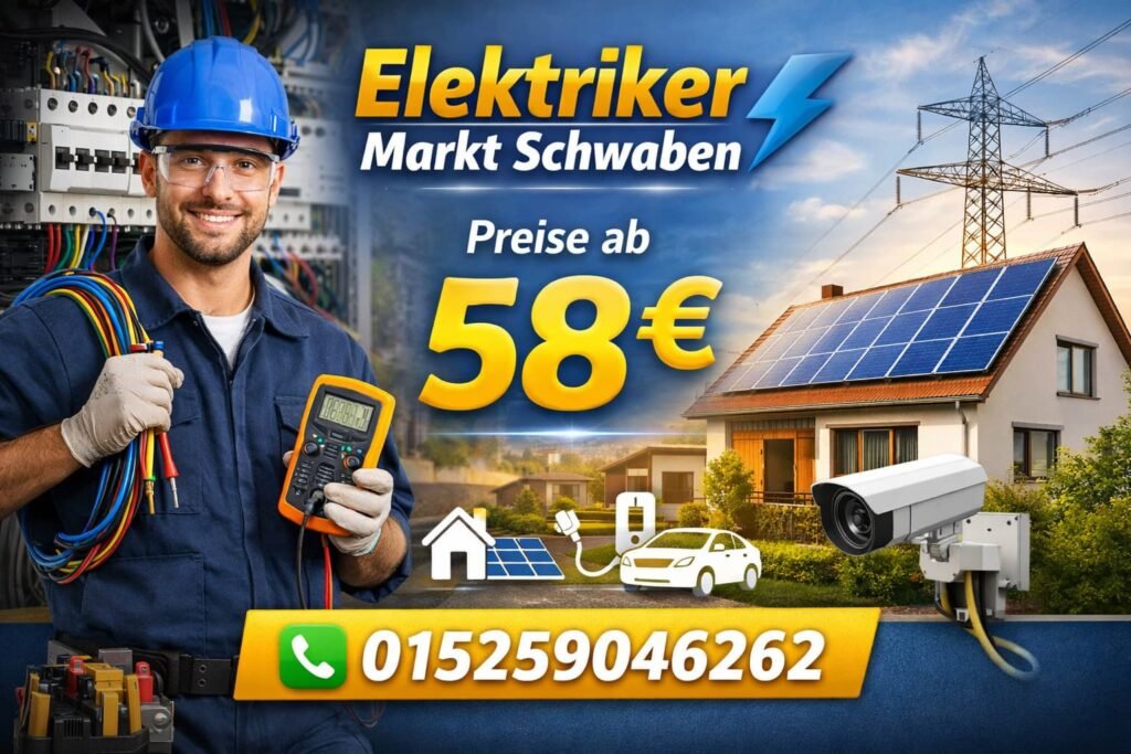elektriker markt schwaben – ab 58€ | 24/7 Service