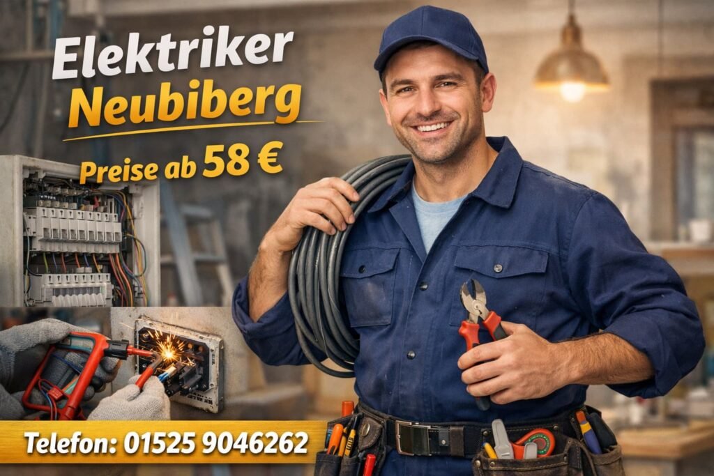Elektriker Neubiberg 24 Std. erreichbar | Ab 58 EUR