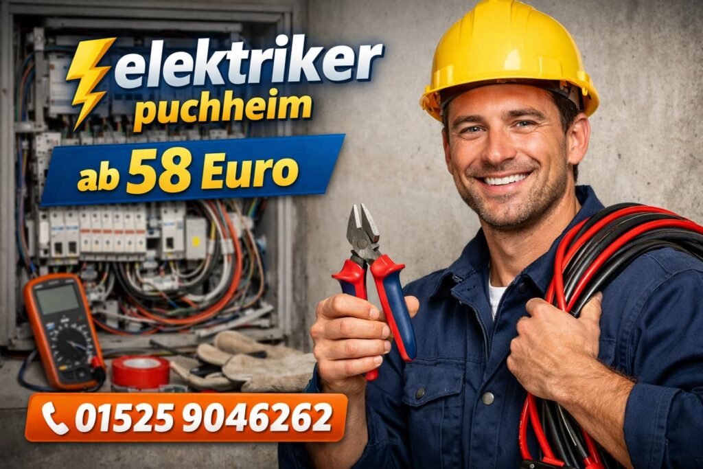 Elektriker Puchheim 24/7 | Notdienst ab 58€