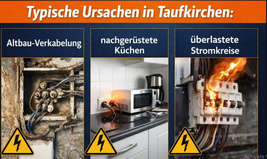 Elektriker Taufkirchen für Reparatur und Modernisierung
