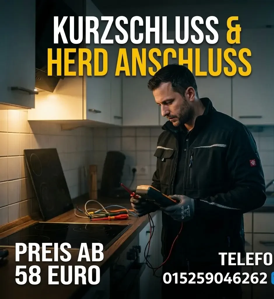 Kurzschluss Herd Anschluss