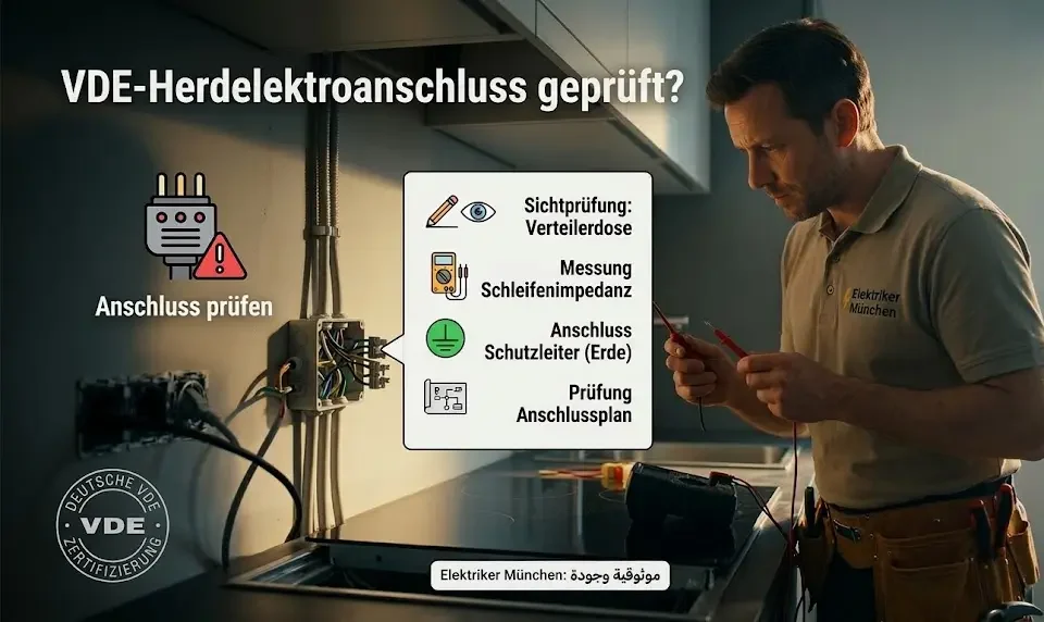 Was bedeutet ein Herd Anschluss dringend aus Sicht der VDE – und was wird vor Ort geprüft?