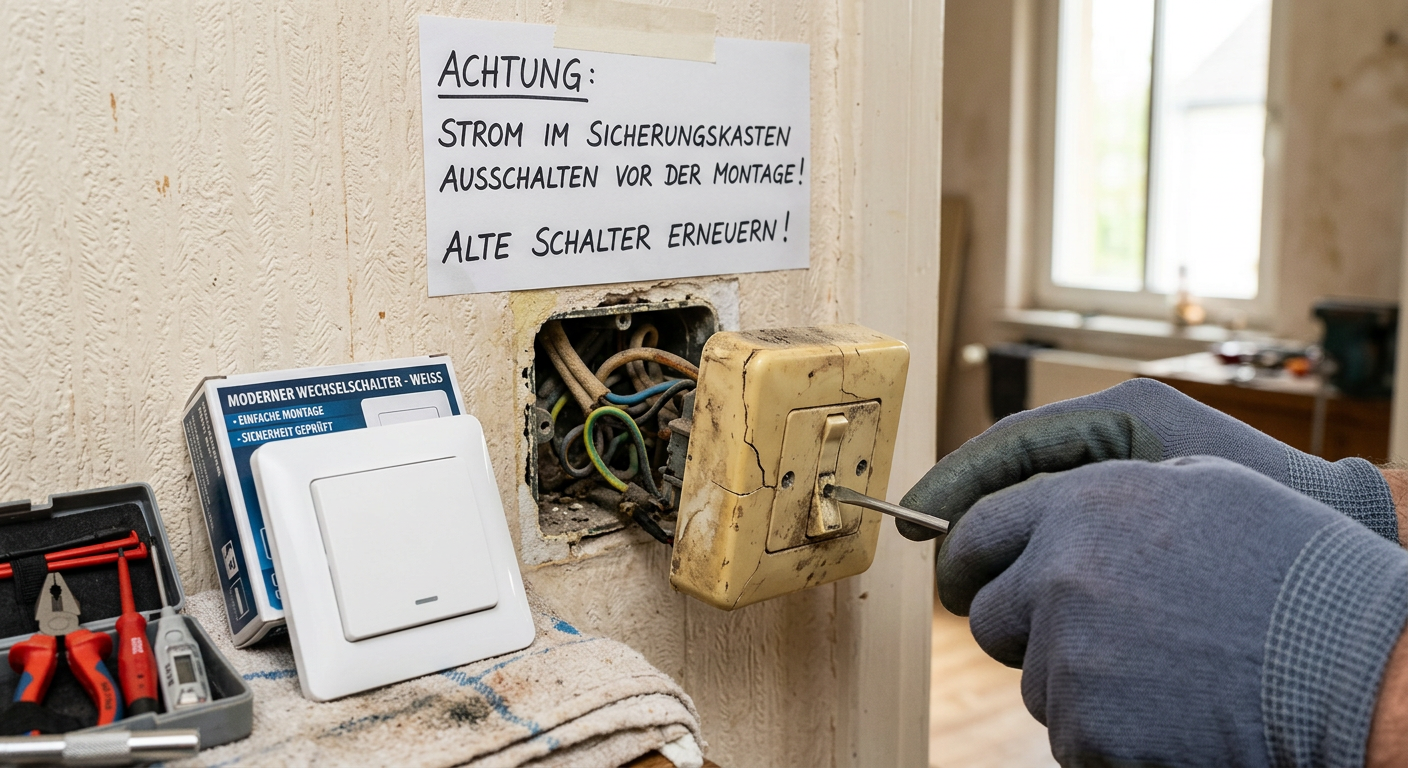 alte lichtschalter erneuern