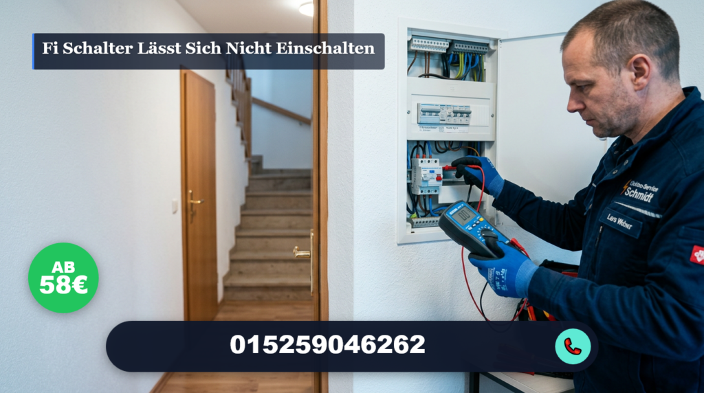 fi schalter lässt sich nicht einschalten