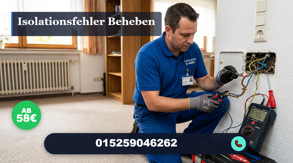 isolationsfehler beheben