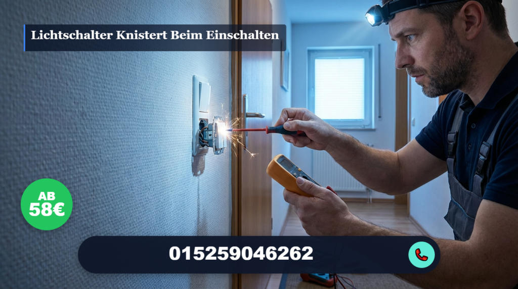 lichtschalter knistert beim einschalten