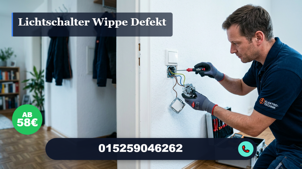 lichtschalter wippe defekt