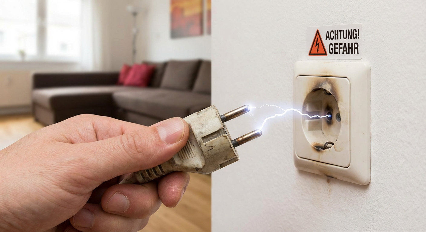 steckdose funkt beim einstecken