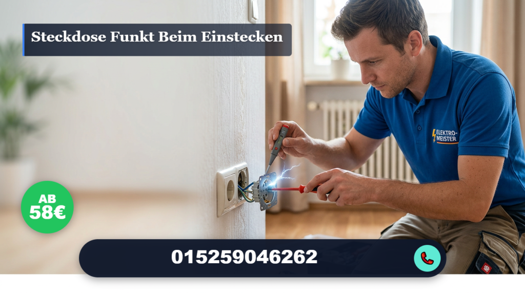 steckdose funkt beim einstecken