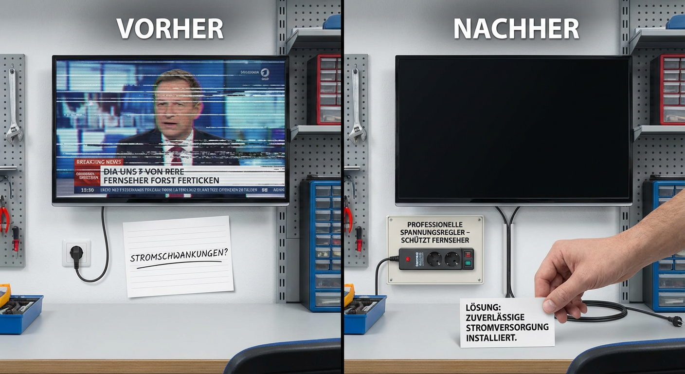 stromschwankungen fernseher