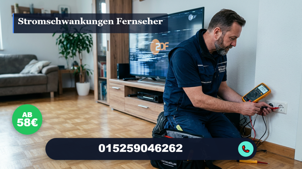 stromschwankungen fernseher