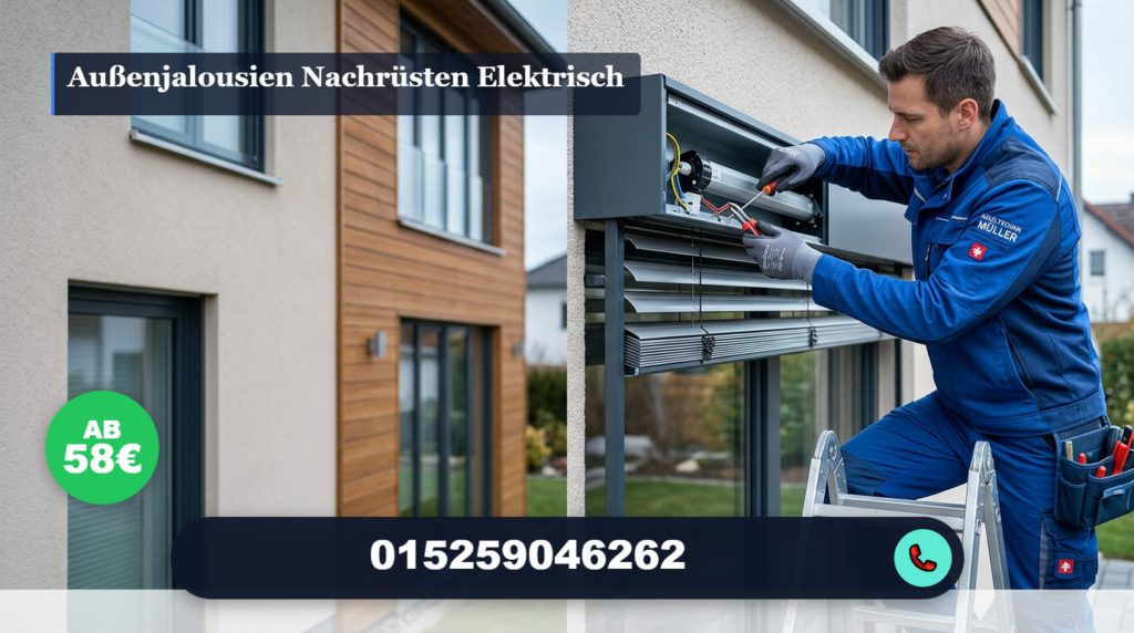 außenjalousien nachrüsten elektrisch