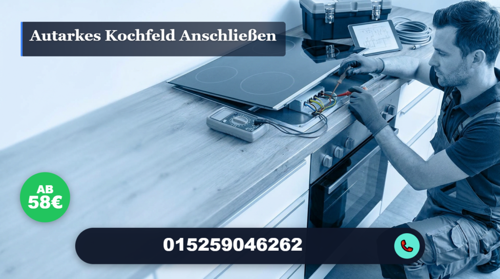 autarkes kochfeld anschließen