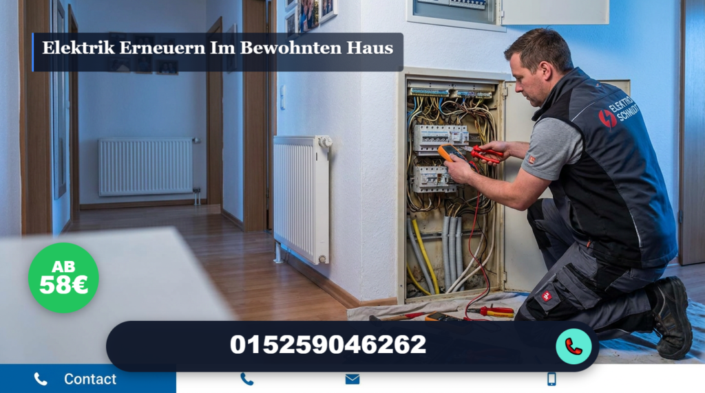 elektrik erneuern im bewohnten haus