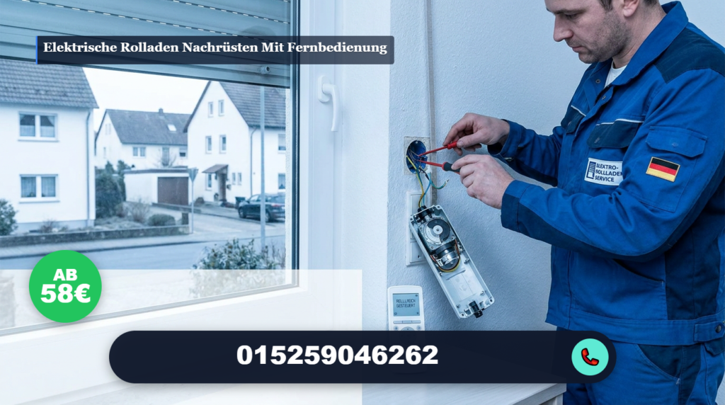 elektrische rolladen nachrüsten mit fernbedienung