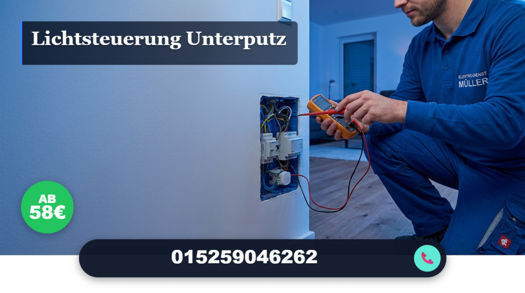 lichtsteuerung unterputz
