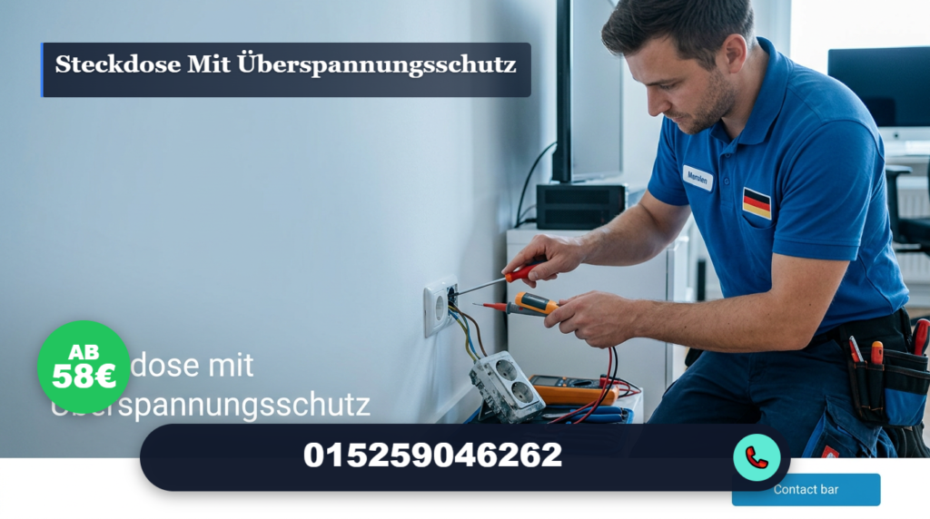 steckdose mit überspannungsschutz