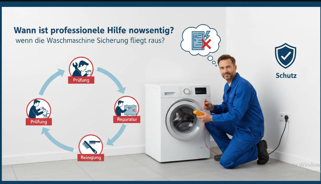 Waschmaschine Sicherung fliegt raus: Ursachen & Hilfe