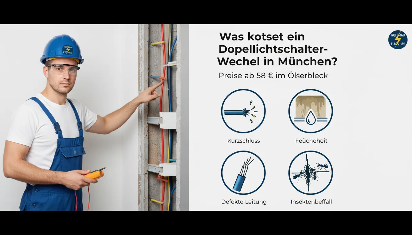doppel lichtschalter wechseln – Problem