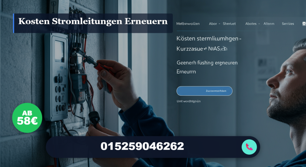 kosten stromleitungen erneuern