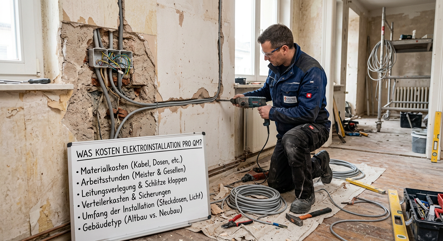 was kosten elektroinstallation pro qm was kosten elektroinstallation pro qm