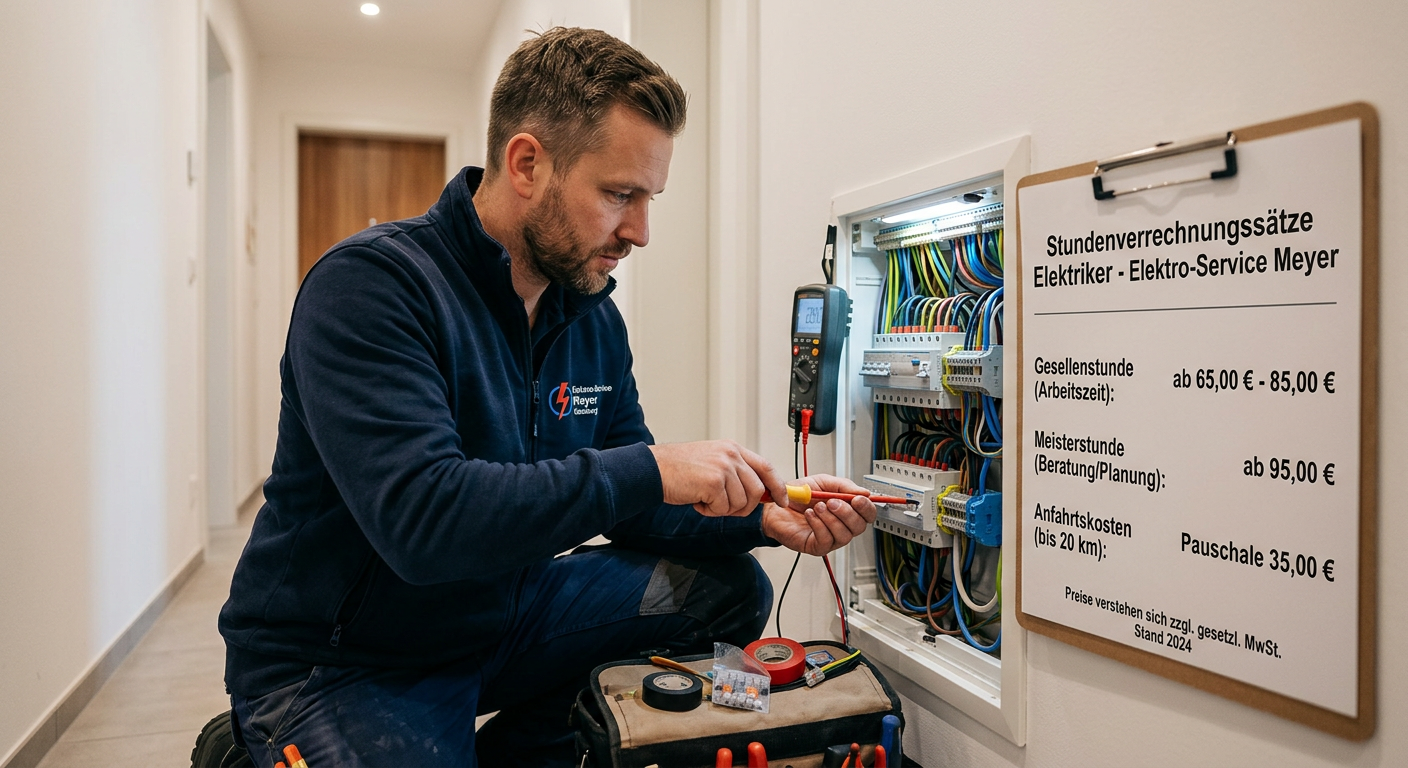 was kostet ein elektriker die stunde