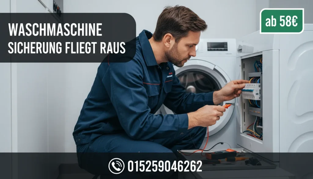 waschmaschine sicherung fliegt raus