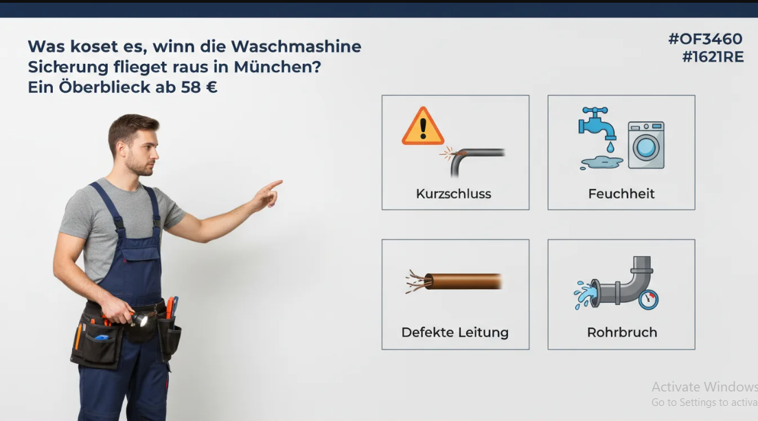 Waschmaschine Sicherung fliegt raus: Ursachen & Hilfe