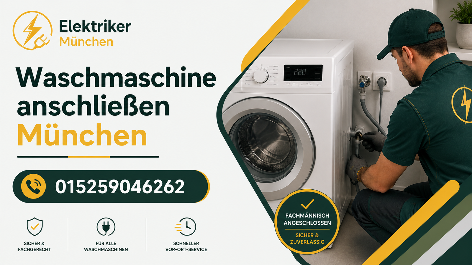 Waschmaschine anschließen München