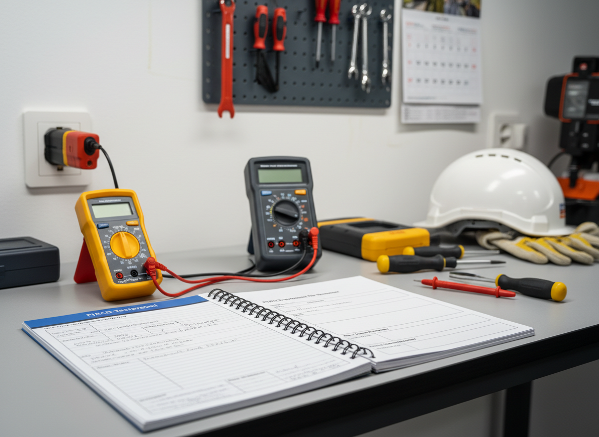 Sicherheitscheck nach der Arbeit: Messprotokoll, FI/RCD-Test und Dokumentation für Vermieter