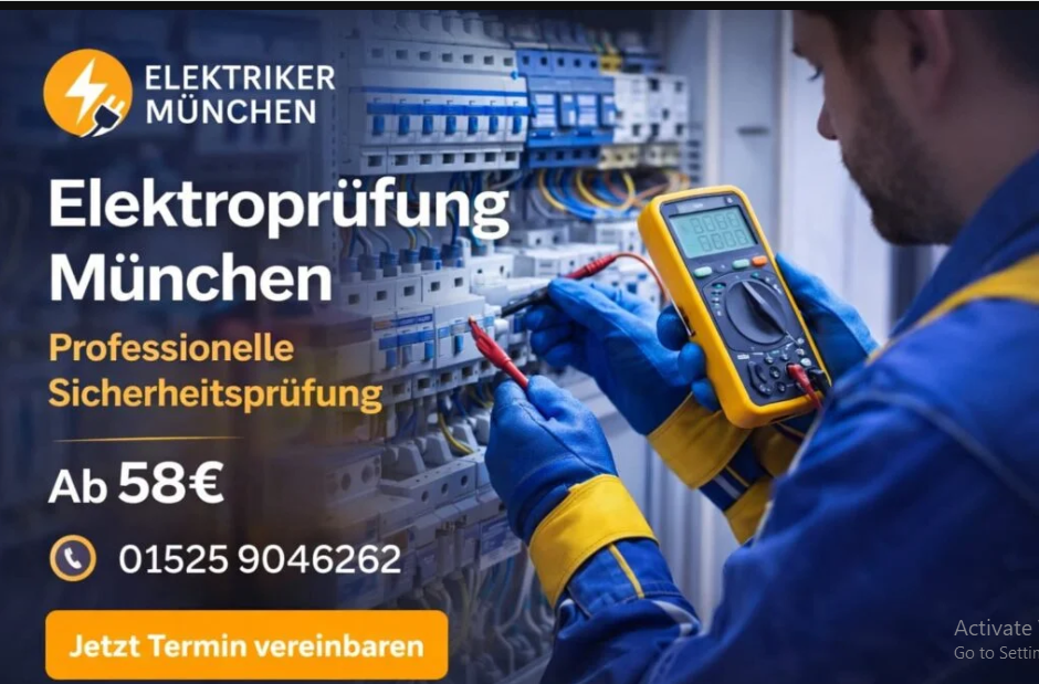 Elektroprüfung München durch qualifizierten Elektriker