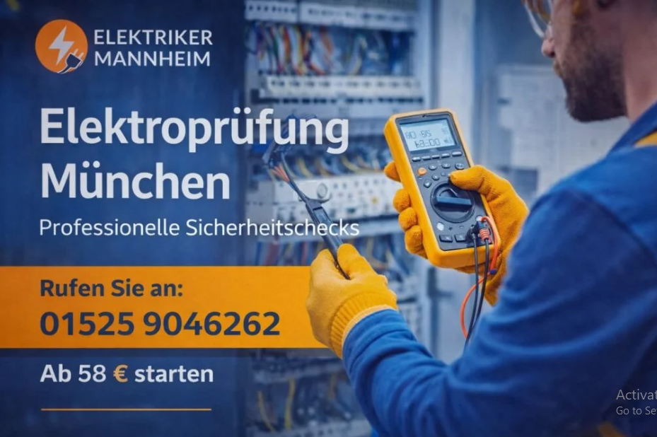 Elektroprüfung München durch qualifizierten Elektriker