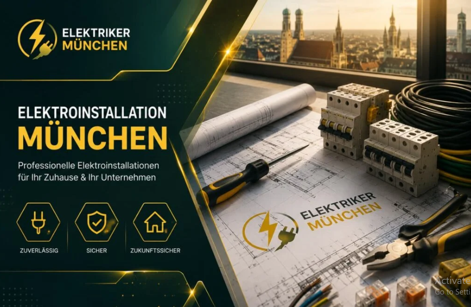 Professionelle Elektroinstallationen in München – moderne Technik, präzise Ausführung und höchste Sicherheitsstandards für Wohn- und Gewerbeimmobilien.