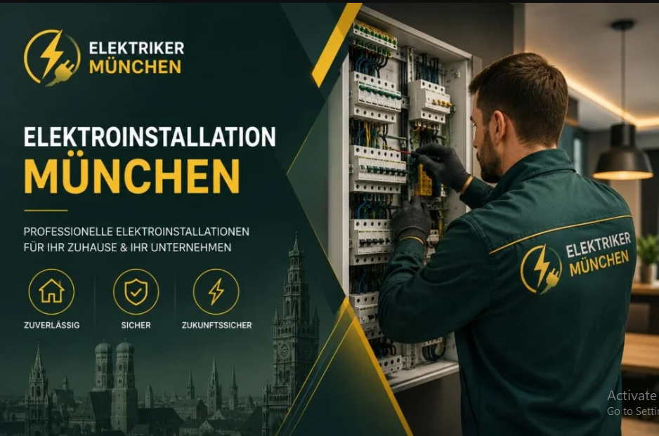 Professionelle Elektroinstallationen in München – moderne Technik, präzise Ausführung und höchste Sicherheitsstandards für Wohn- und Gewerbeimmobilien.